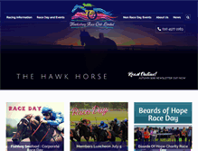 Tablet Screenshot of hawkesburyraceclub.com.au
